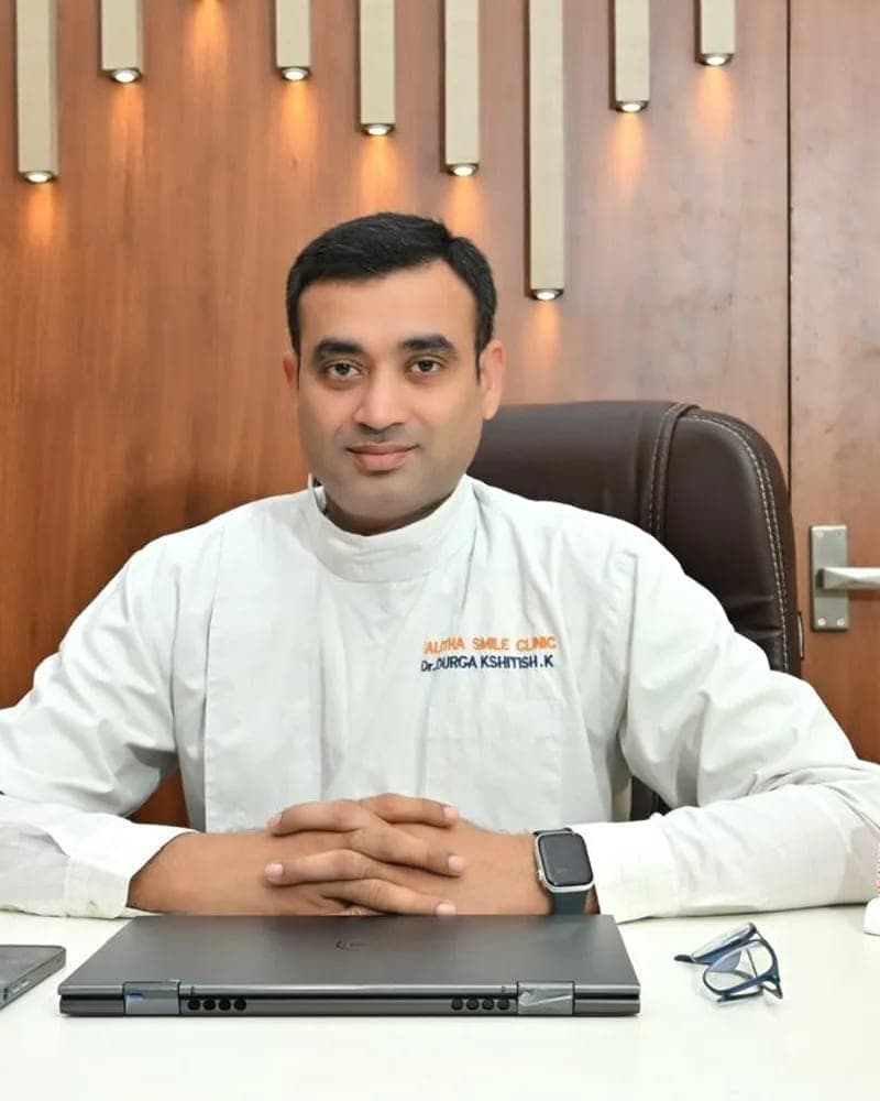 Dr. Durga Kshitish Kothuru, Periodontist, Implantologist & TMJ Specialist at Lalitha Smile Clinic